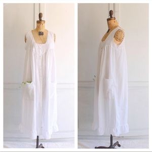 Vintage Bernette New York Cotton Prairie Dress / Nightgown